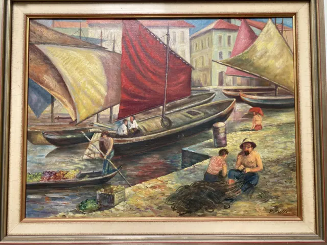 Ölbild von Karl Pusse  Geb.1898