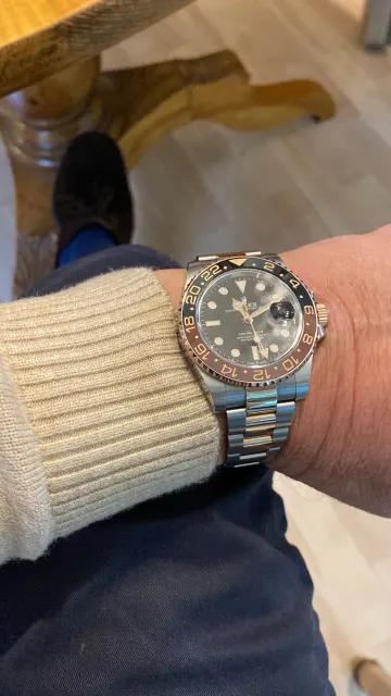 Rolex GMT Stahl Gold